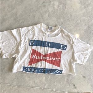 Budweiser Crop Top
